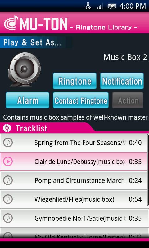 Android application Music Box Library2(MU-TON) screenshort