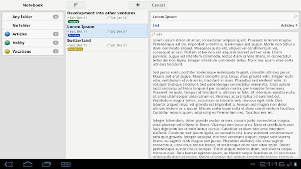    DGT GTD & To-Do List [Alpha]- screenshot  