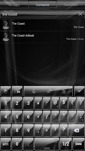 【免費個人化App】Theme TouchPal Glass Black-APP點子