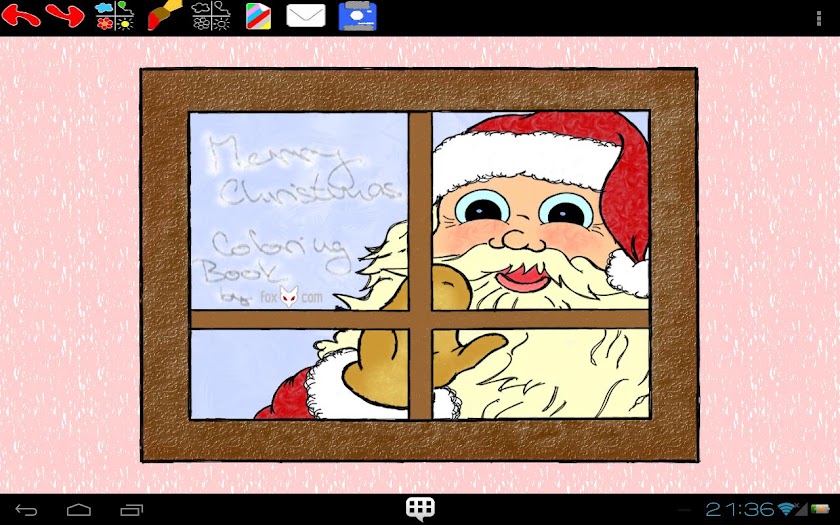 Christmas Coloring Book Screen 1