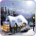 snow christmas santa claus mobile app icon