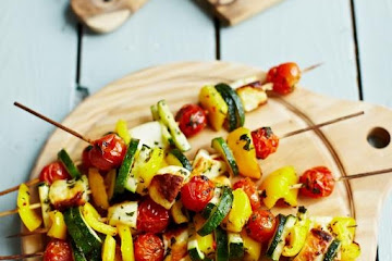 Vegetable kebabs