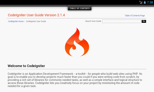 Codeigniter User Guide