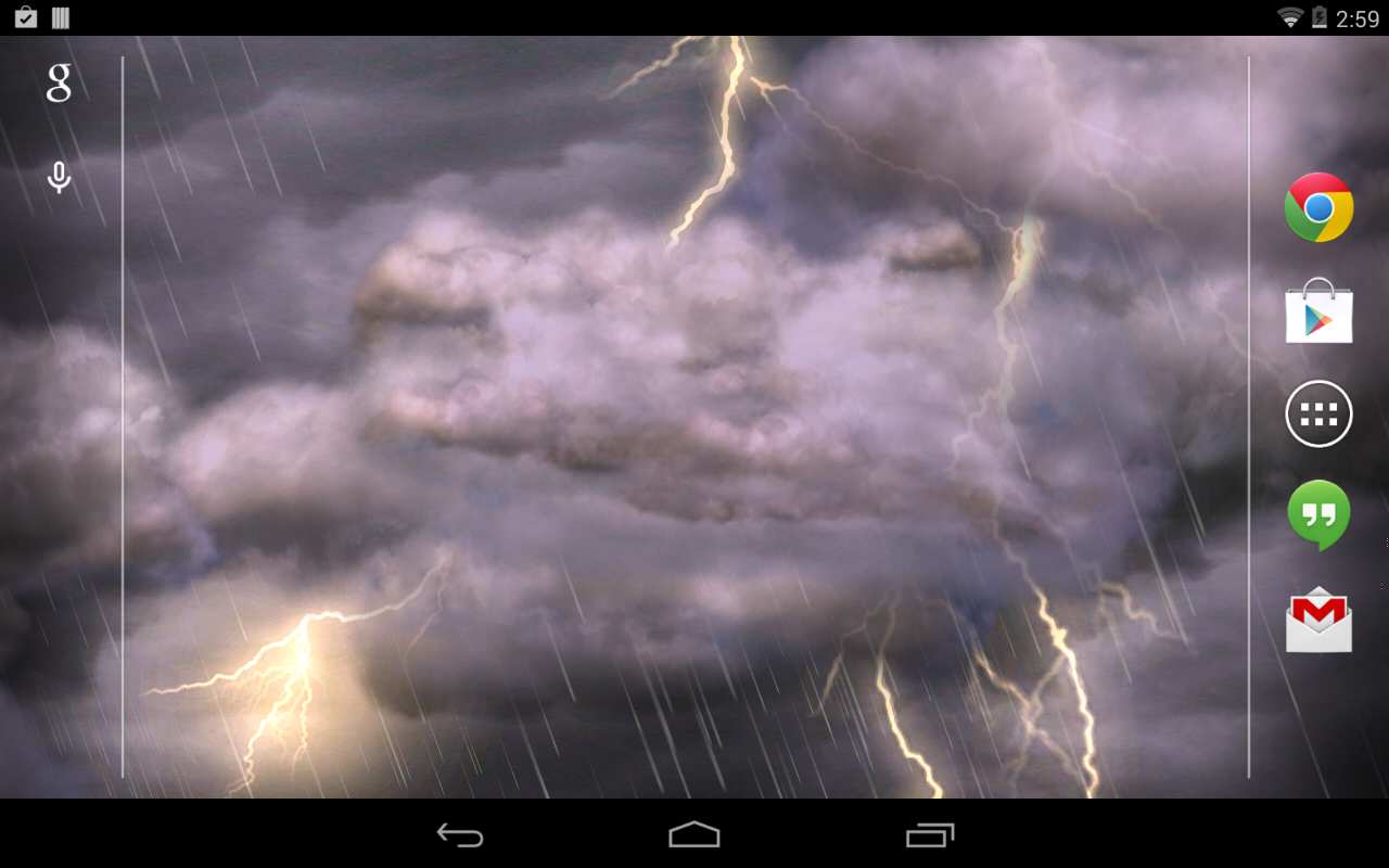 Thunderstorm Free Wallpaper Apl Android Di Google Play