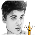 How to Draw: Justin Bieber icon