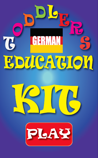 Toddlers German Education Kit