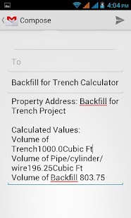 Lastest Backfill Trench Calculator APK
