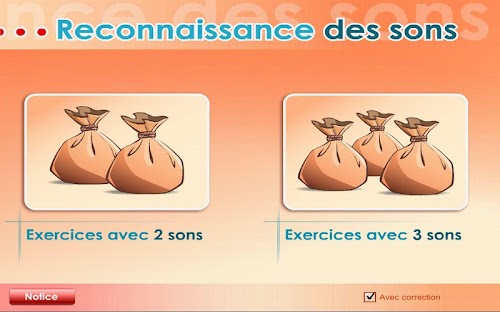 Android application Reconnaissance des sons screenshort