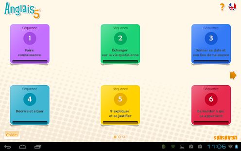 Download Enjoy Entrainement Anglais 5e APK for Android