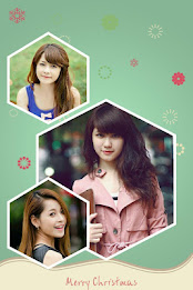 Edit photo with square frames poster 1