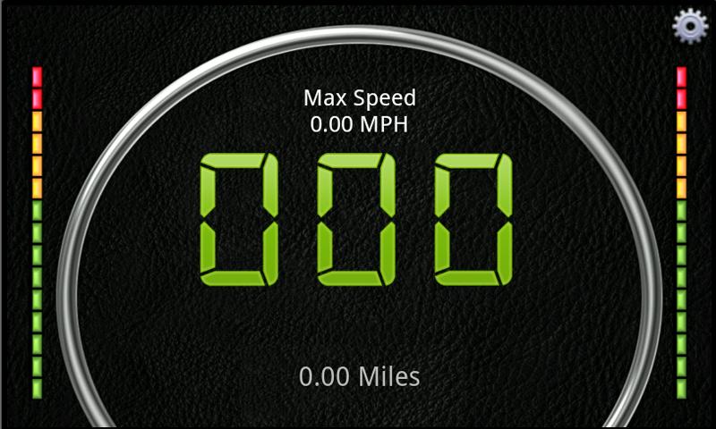 Android application Speedometer! screenshort