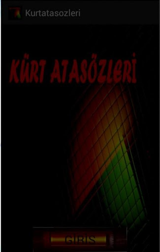 KÜRTÇE VE KÜRT ATASÖZLERİ