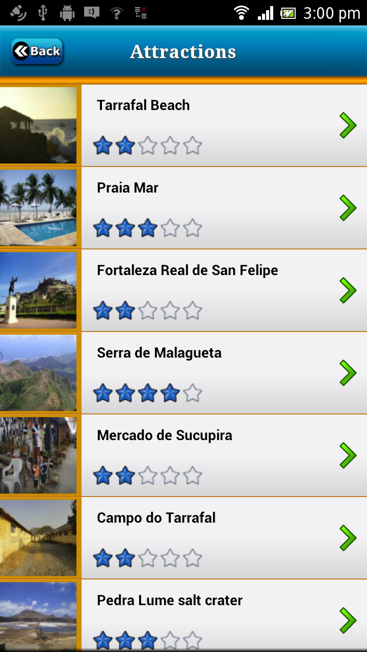 Cape Verde Offline Map Guide Screen 3