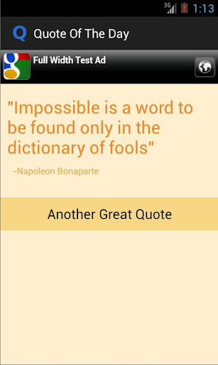 Quote of The Day App