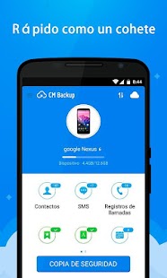 CM Backup - Gratis,Contactos Screen 3