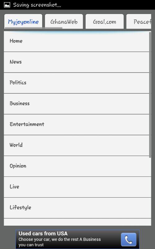   Ghana News Reader- picha ya skrini 