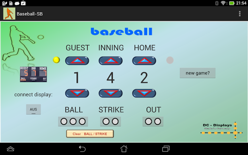 Baseball - Scoreboard