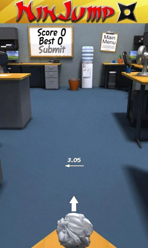 Paper Toss - screenshot