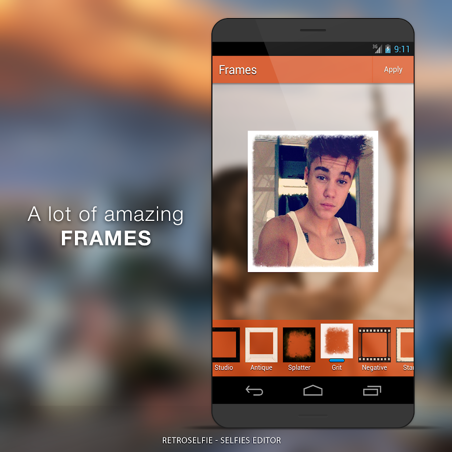 RetroSelfie - Selfies Editor - screenshot
