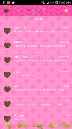 Rose Gold GO SMS