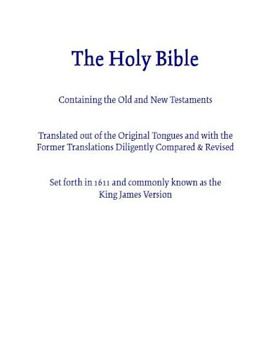 Bible King James Version