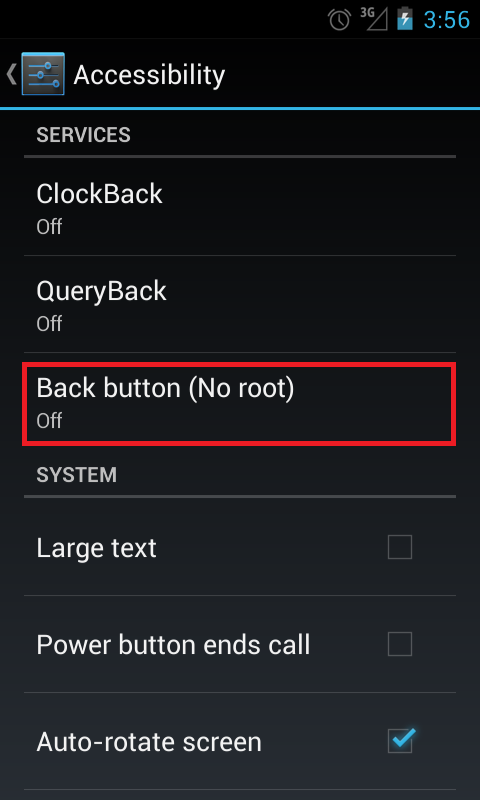 Back Button (No root) - screenshot