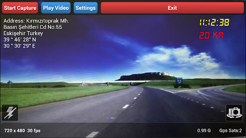 Android application Car Video Camera Recorder screenshort