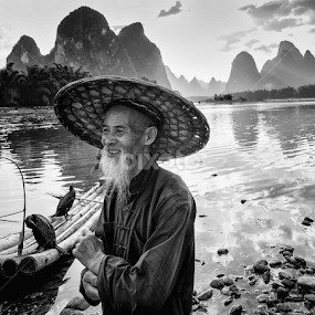 by Shalabh Sharma - Black & White Portraits & People