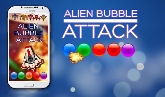 Alien Bubble Attack Shooter