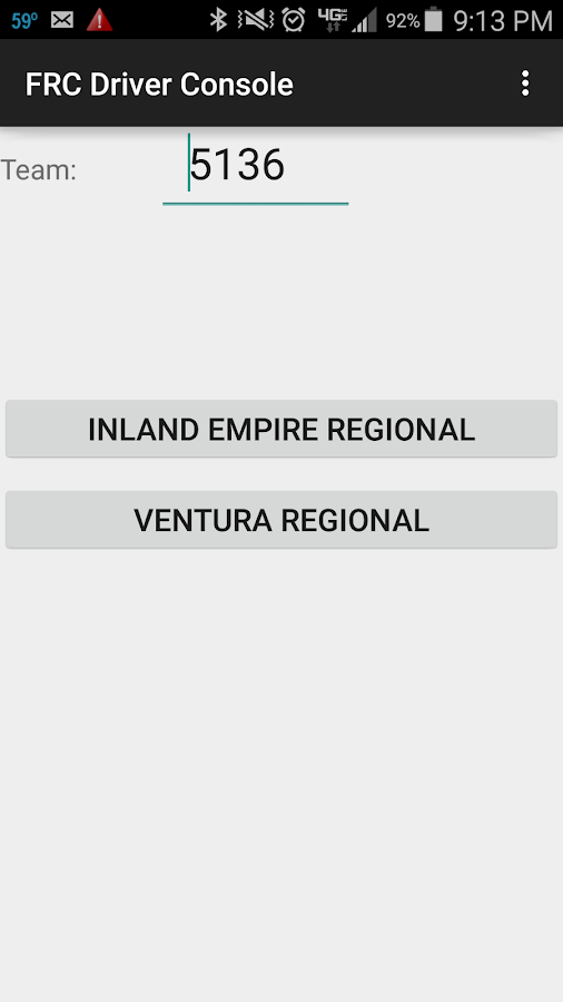    FRC Robotics Driver Console- screenshot  