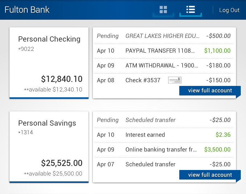 apk share fulton bank online banking