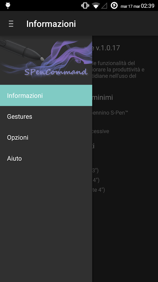 SPenCommand - screenshot