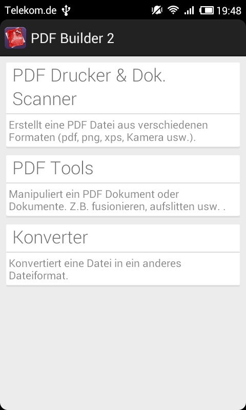 PDF Builder 2 pro - screenshot