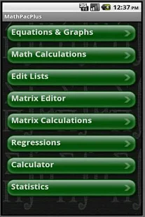 Graphing Calculator - MathPac+ - screenshot thumbnail