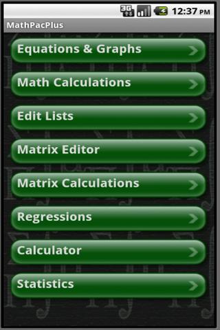 Graphing Calculator - MathPac+ - screenshot