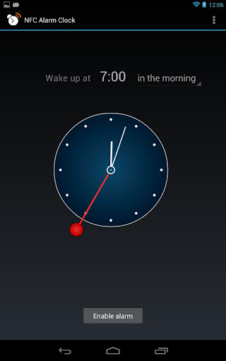 NFC Alarm Clock