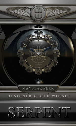 Clock Widget Serpent