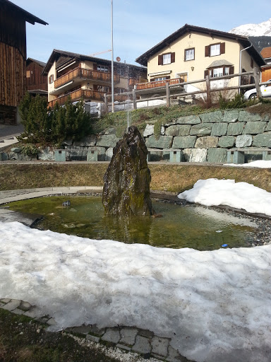 Springbrunnen in Savognin