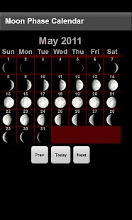 Moon Phase Calendar