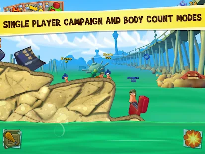 Worms 3 apk-mod-money