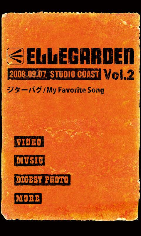 Android application ELLEGARDEN LIVE BOX Vol.2 screenshort