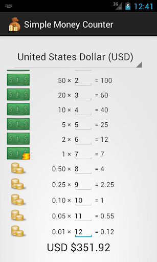 Simple Money Counter