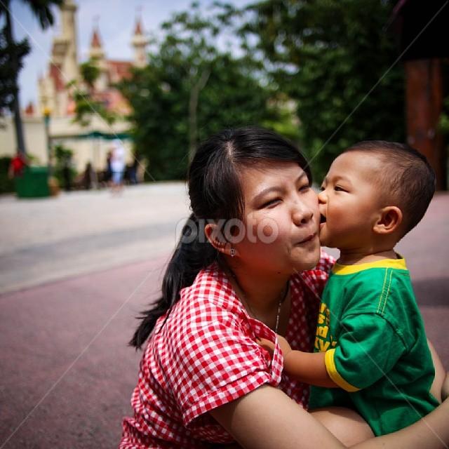 I love you mom by Purnomo Sidhi - People Family