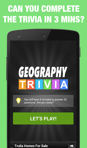 Geography Trivia Quiz Game