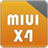 MIUI X4 Go/Apex/ADW Theme PRO mobile app icon