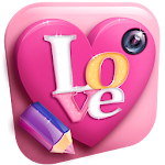 Love Text on Picture Editor Apk