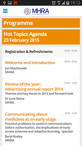 免費下載商業APP|MHRA Hot Topics Event App 2015 app開箱文|APP開箱王