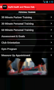 Ezyfit Health & Fitness Clubs Screenshots 1