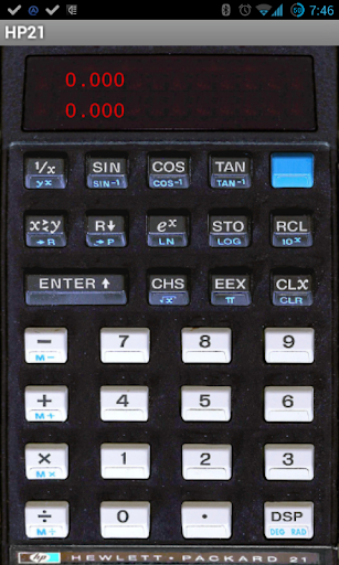 HP21 scientific RPN calculator