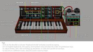 Music Keyboard Doodle